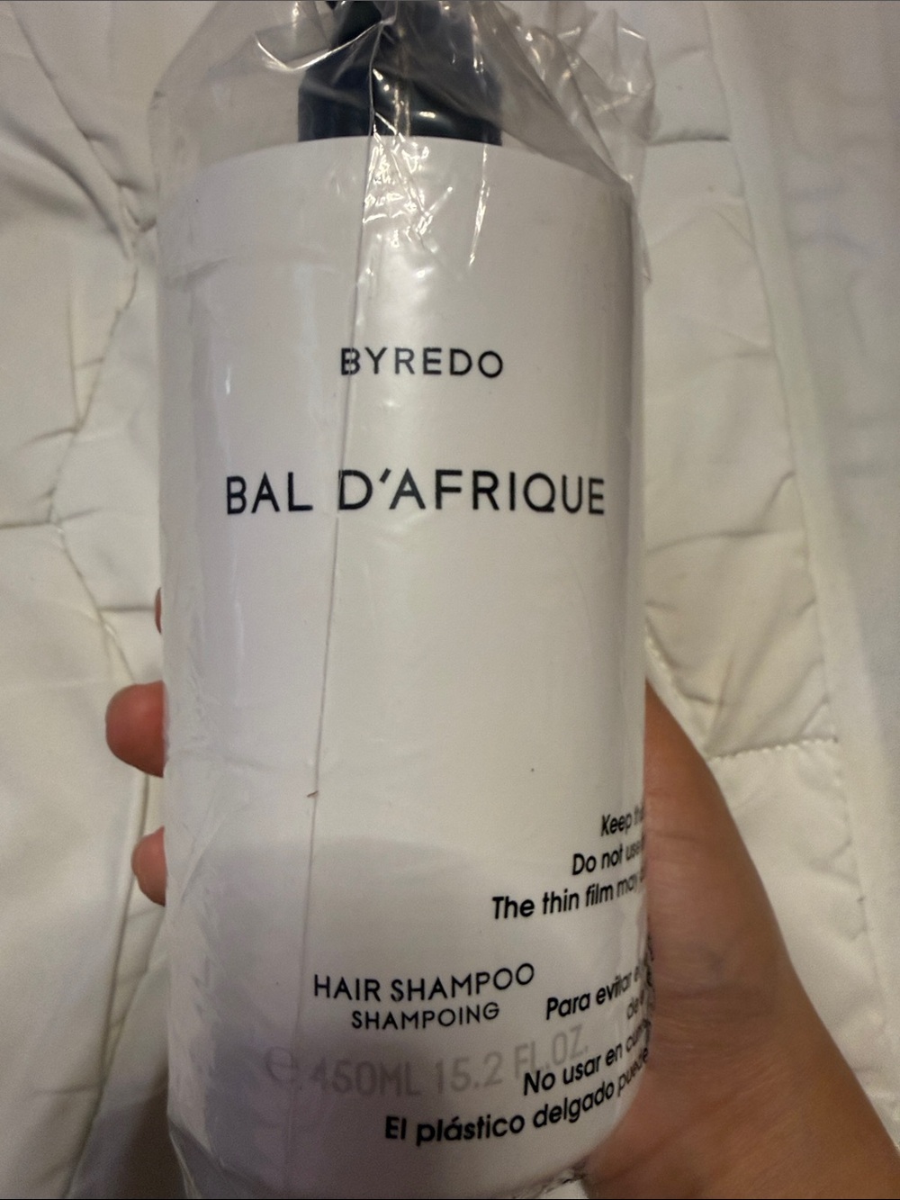 Byredo Bal D'Afrique Hair Shampoo — White and Black